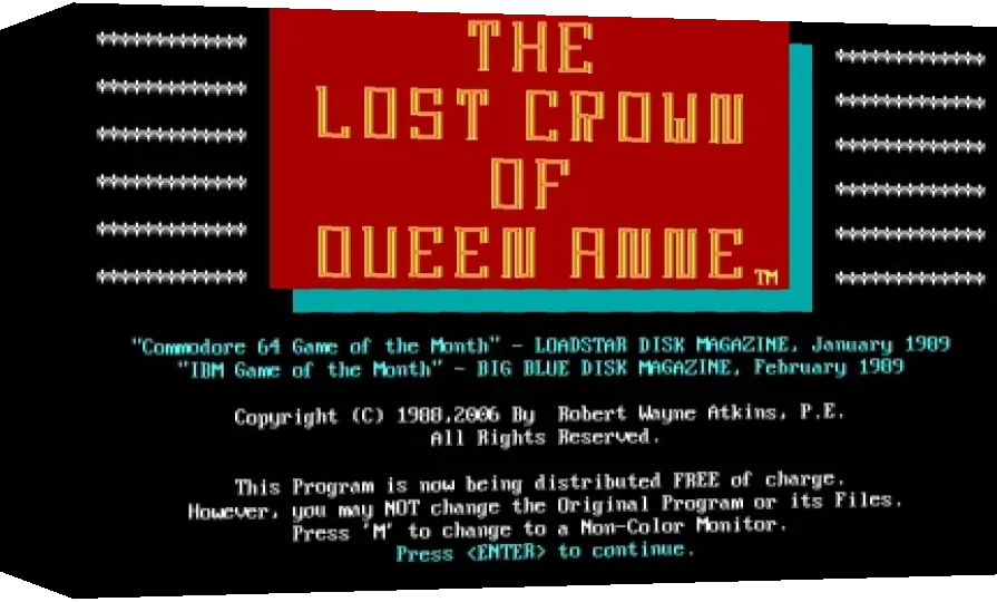 Lost Crown Of Queen Anne, The — box-3D (WOR)