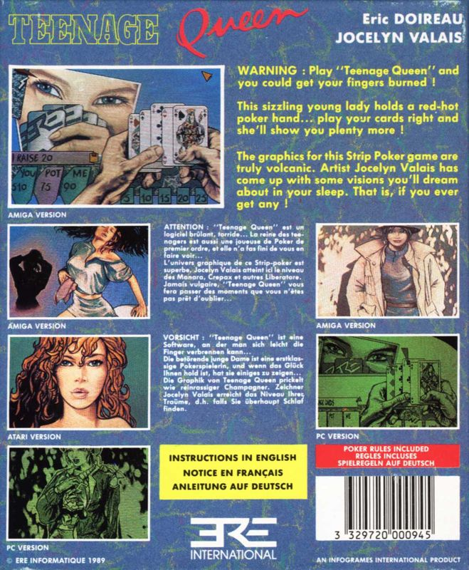 Teenage Queen — box-2D-back (EU)