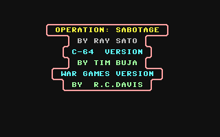 Operation Sabotage — sstitle (WOR)