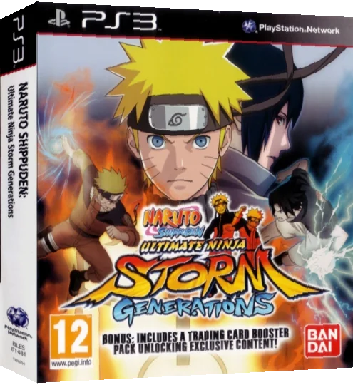 Naruto Shippuden - Ultimate Ninja Storm Generations — box-3D (EU)