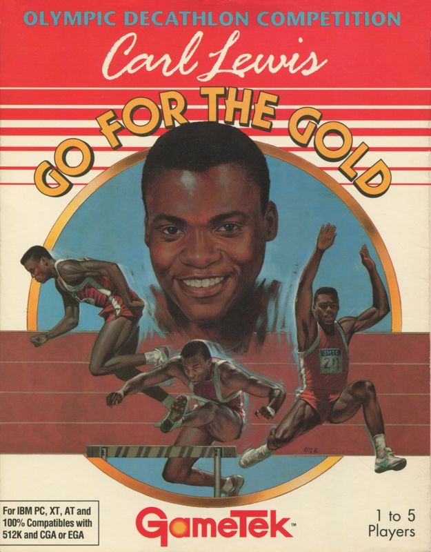 Carl Lewis' Go For The Gold box art