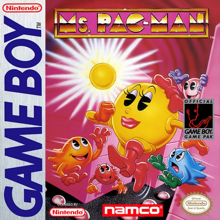 Ms. Pac-man box art