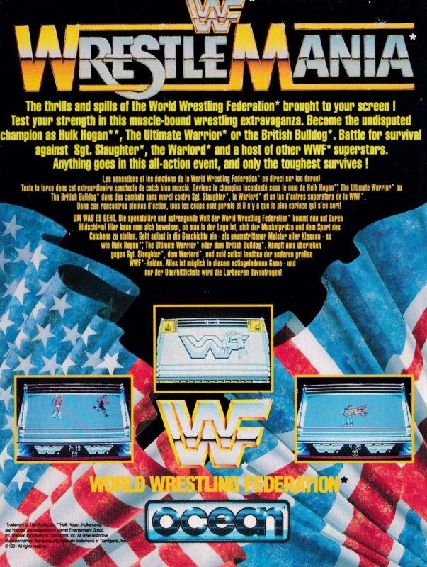 WWF Wrestlemania — box-2D-back (EU)