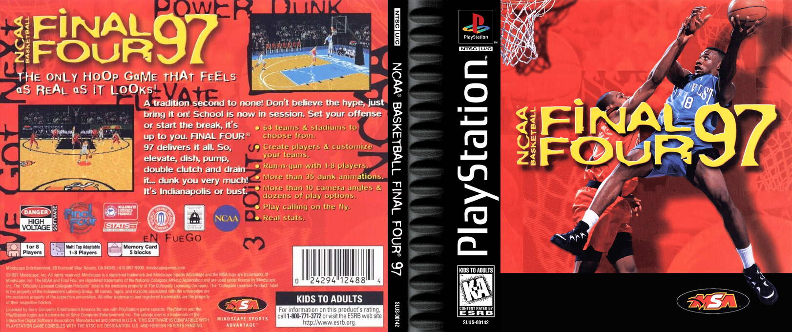 NCAA Basketball Final Four 97 — box-texture (US)