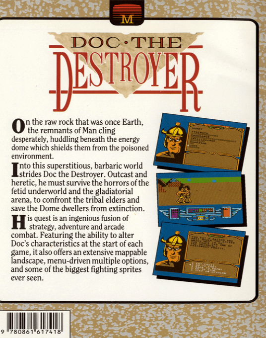 Doc the Destroyer — box-2D-back (EU)