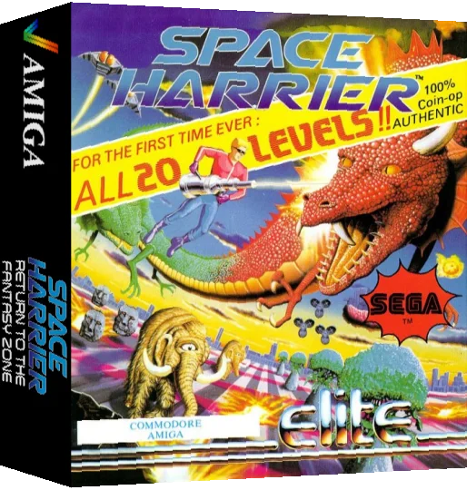 Space Harrier - Return To The Fantasy Zone — box-3D (WOR)