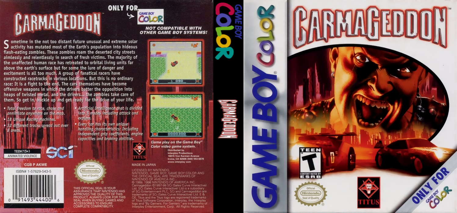 Carmageddon : Carpocalypse Now — box-texture (US)