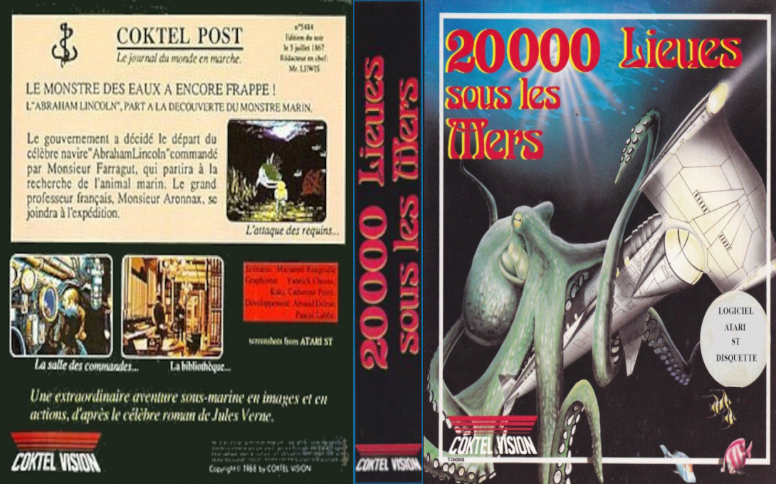 20 000 Leagues Under the Sea — box-texture (FR)