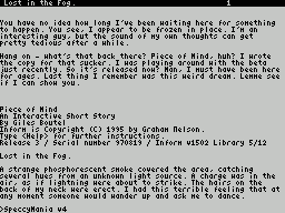 ZxZvm - Piece of Mind - An Interactive Short Story — ss (WOR)
