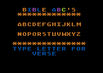 Bible Abc's — sstitle (WOR)