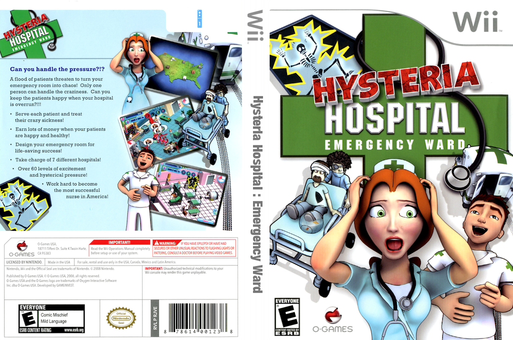 Hysteria Hospital - Emergency Ward — box-texture (US)