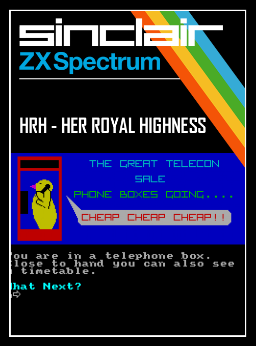 HRH - Her Royal Highness box art