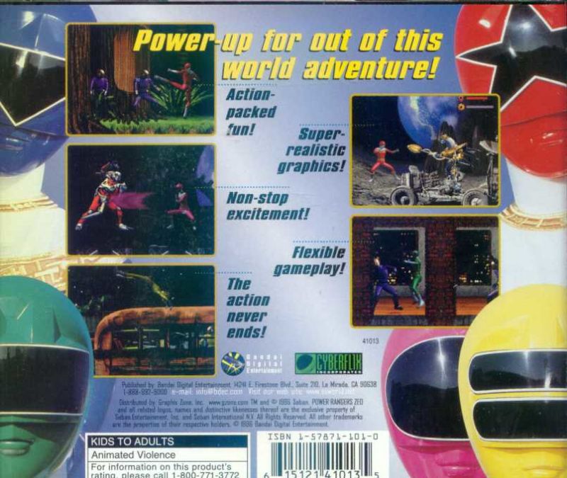 Saban's Power Rangers Zeo Versus The Machine Empire — box-2D-back (US)