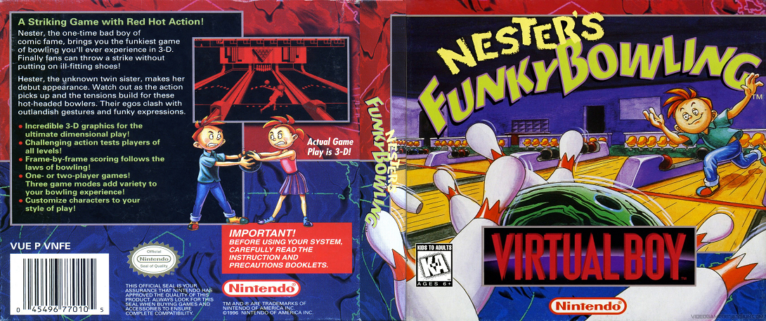 Nester's Funky Bowling — box-texture (US)