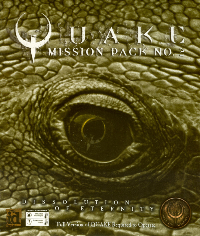 Quake Mission Pack No. 2 - Dissolution of Eternity box art