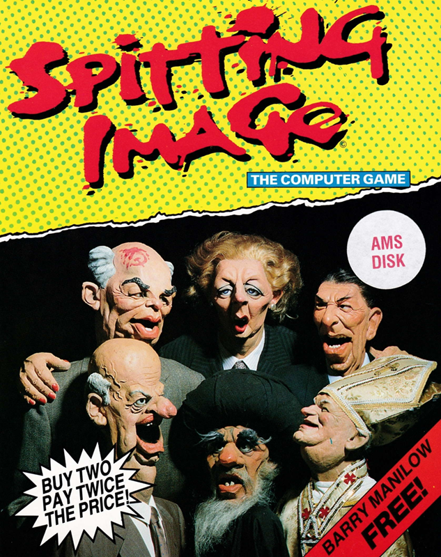 Spitting Image - The Computer Game box art