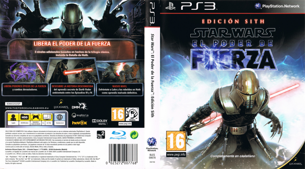 Star Wars - Le Pouvoir De La Force - Ultimate Sith Edition — box-texture (SP)