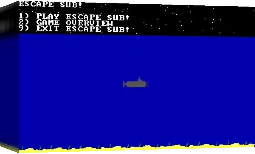 Escape Sub! — box-3D (WOR)