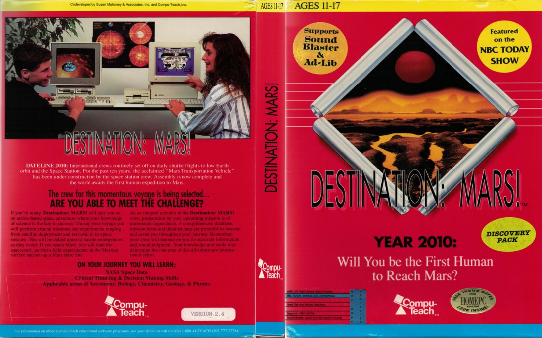 Destination Mars! — box-texture (US)
