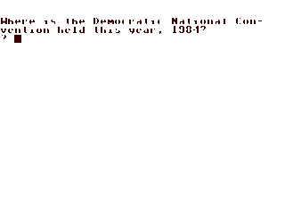 Nominee '84 — ss (WOR)