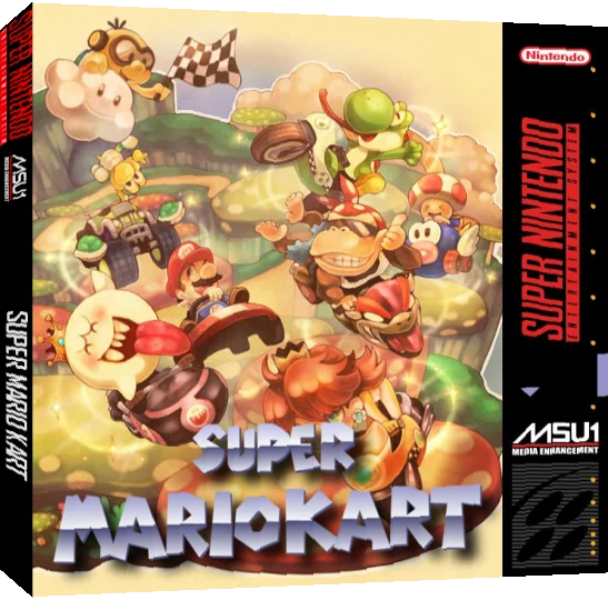 Super Mario Kart — box-3D (US)