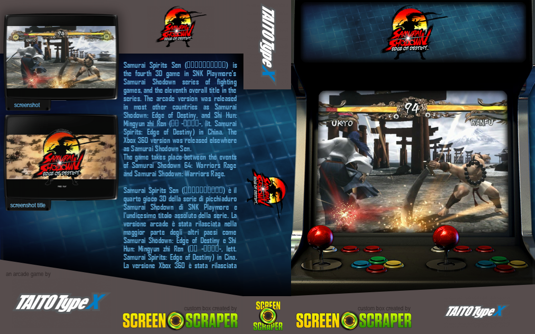 Samurai Spirits Sen — box-texture (SS)