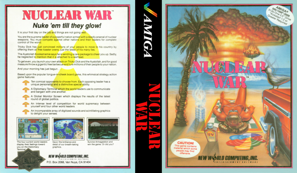 Nuclear War — box-texture (US)