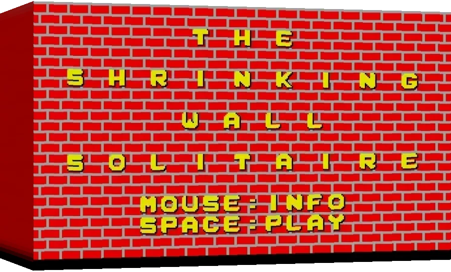 Shrinking Wall Solitaire, The — box-3D (WOR)
