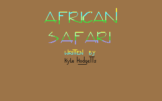African Safari — sstitle (WOR)