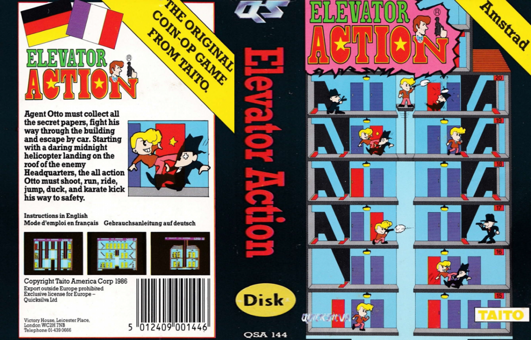 Elevator Action — box-texture (EU)