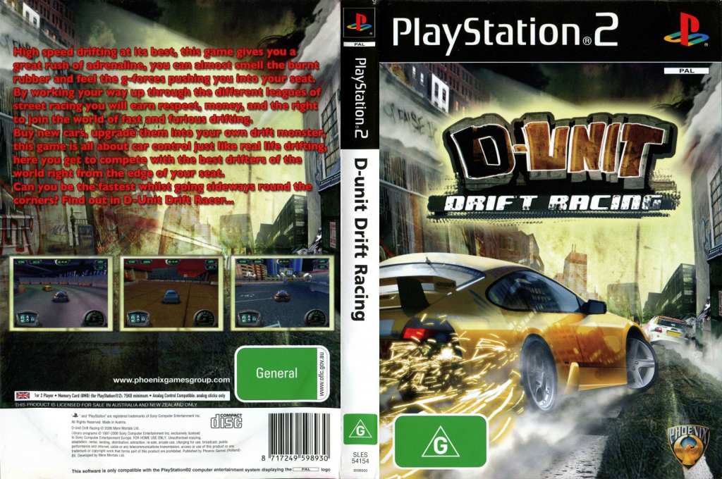 D-unit Drift Racing — box-texture (AU)