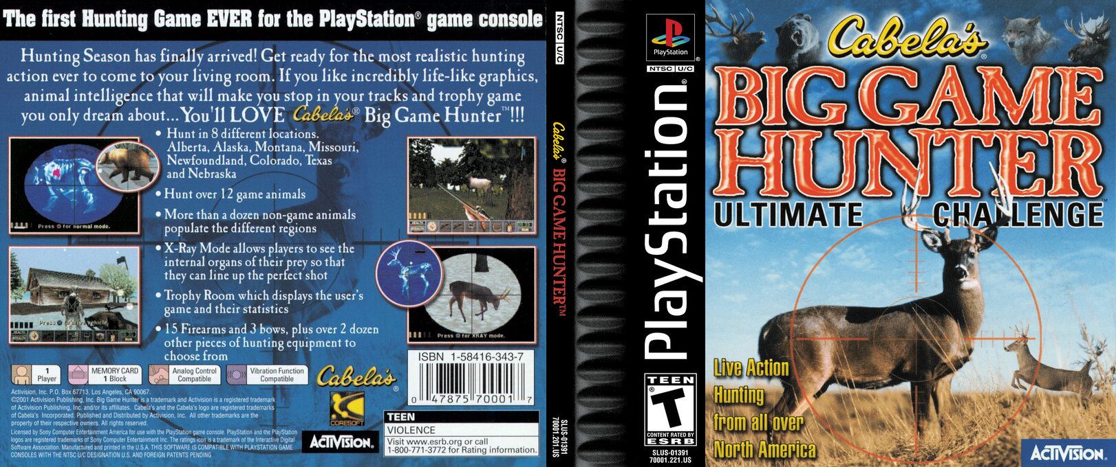 Cabela's Big Game Hunter - Ultimate Challenge — box-texture (US)