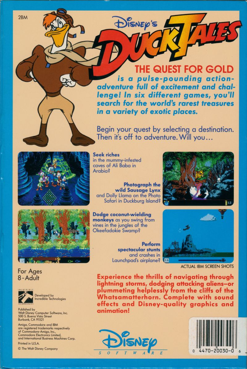 Duck Tales - The Quest for Gold — box-2D-back (US)