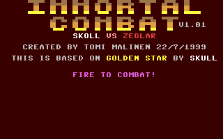 Immortal Combat v1.01 — sstitle (WOR)