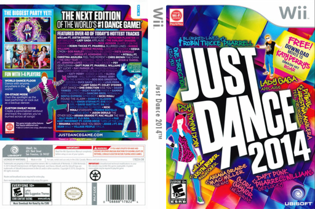 Just Dance 2014 — box-texture (US)