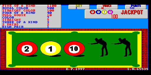 Jackpot Cards / Jackpot Pool — ss (WOR)