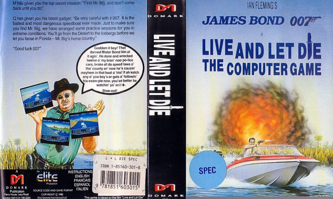 Live and Let Die — box-texture (EU)