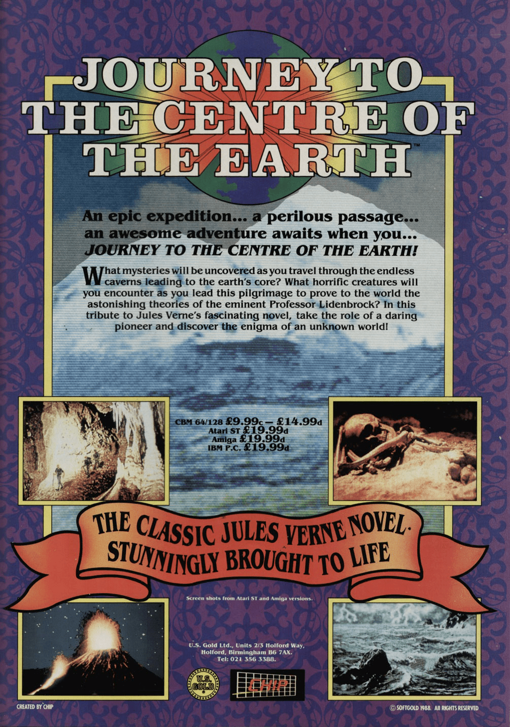 Voyage Au Centre De La Terre — box-scan (US)