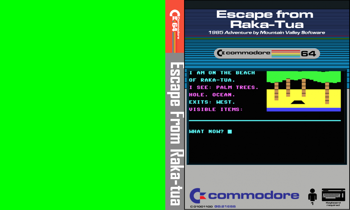 Escape from Raka-Tua — box-texture (CUS)