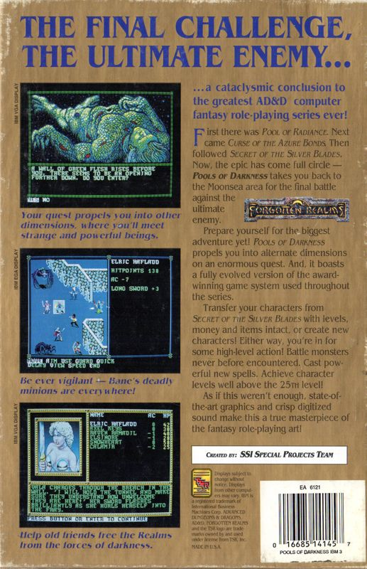 Pools Of Darkness — box-2D-back (US)