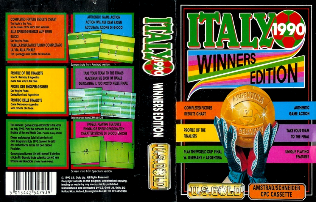 Italy 1990 - Winners Edition — box-texture (EU)