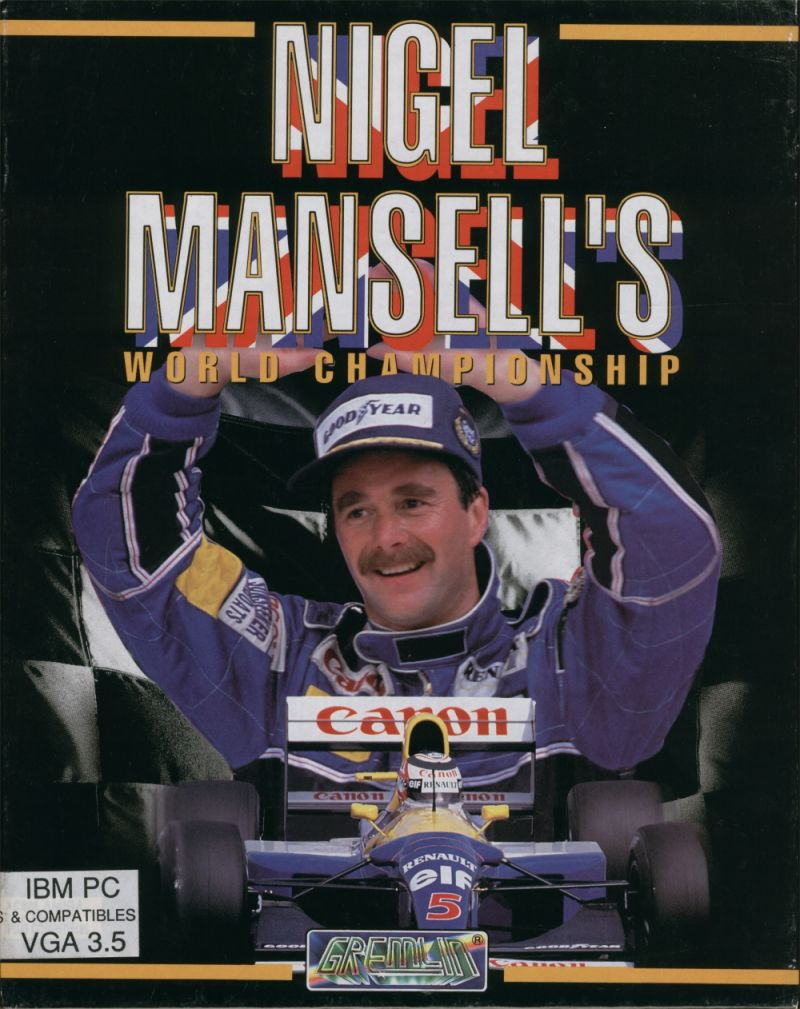 Nigel Mansell's World Championship box art