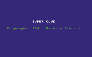 Super Clue — sstitle (WOR)