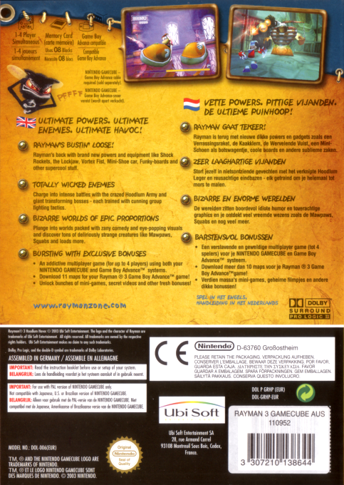 Rayman 3 - Hoodlum Havoc — box-2D-back (EU)