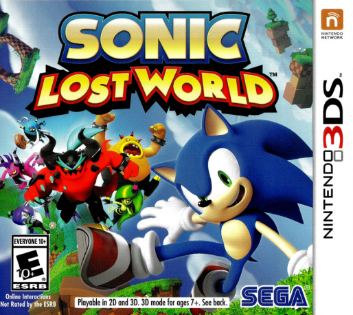 Sonic Lost World box art