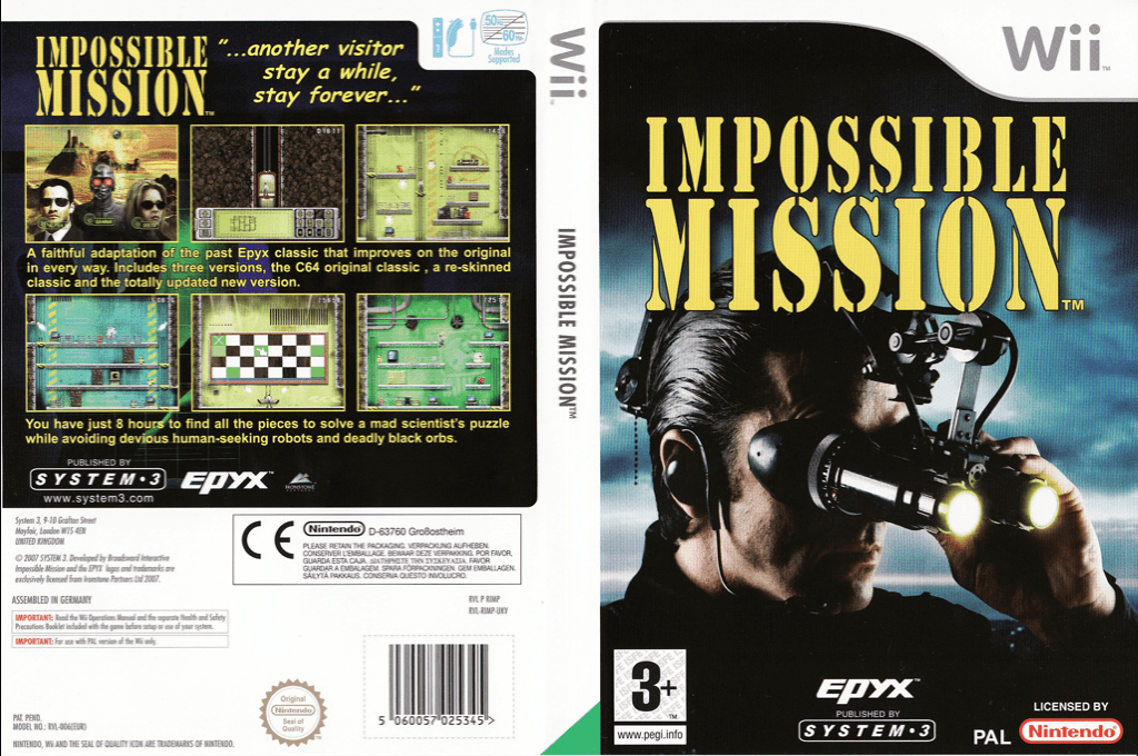 Impossible Mission — box-texture (EU)