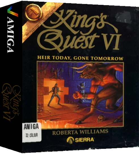 King's Quest VI - Heir Today, Gone Tomorrow — box-3D (WOR)