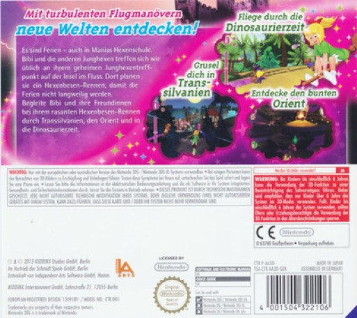 Bibi Blocksberg - Das grosse Hexenbesen-Rennen 2 — box-2D-back (DE)