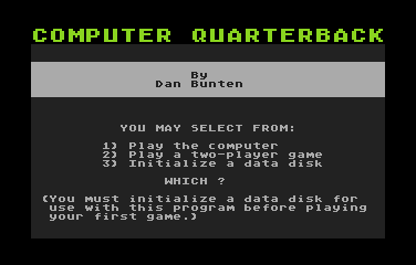 Computer Quarterback — sstitle (WOR)