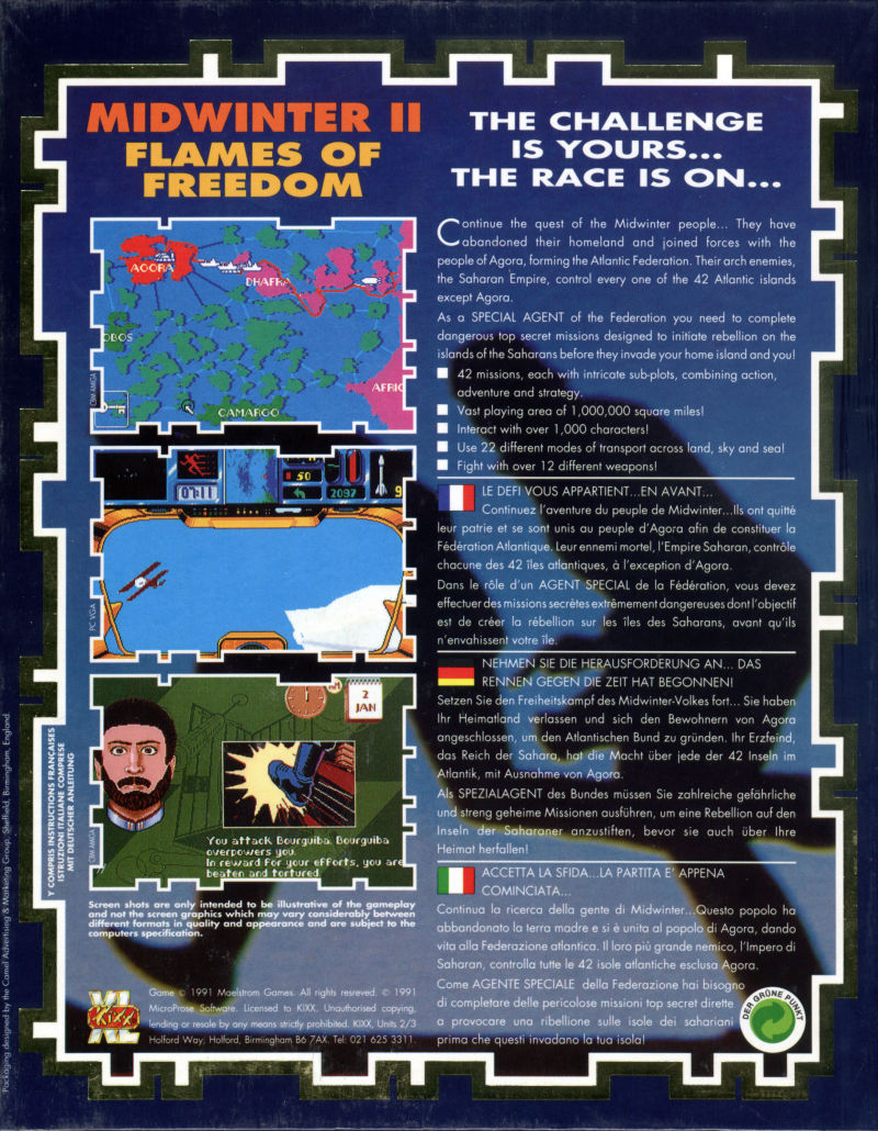Midwinter II - Flames of Freedom — box-2D-back (WOR)